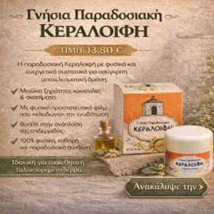 Γνήσια Παραδοσιακή Κεραλοιφή 50ml
