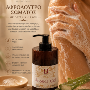 Αφρόλουτρο Σώματος με Οργανική Αλόη 300ml