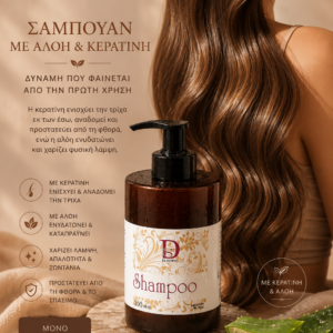 Σαμπουάν με Αλόη και Κερατίνη 300ml