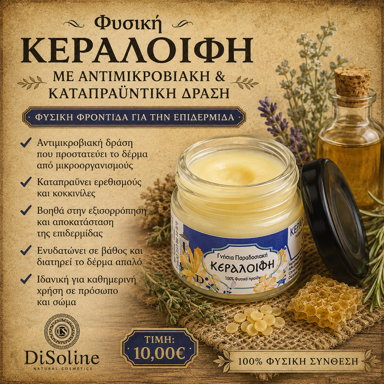 Κεραλοιφή Αντιμικροβιακή 40ml