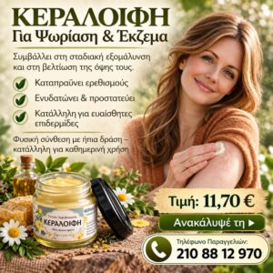 Κεραλοιφή για Ψωρίαση & Έκζεμα 40ml